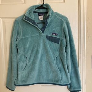 Patagonia re-tool snap fleece blue Small
